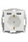 Розетка силова з заземленням + USB A+A, 2.4A, зі шторками, Білий, Sedna Design SDD111052