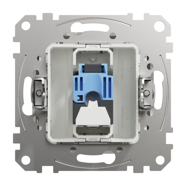 Комп'ютерна розетка RJ45, кат. 6, неекр. UTP, Білий, Sedna Design SDD111461