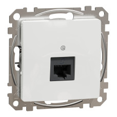 Комп'ютерна розетка RJ45, кат. 6, неекр. UTP, Білий, Sedna Design SDD111461