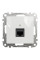 Комп'ютерна розетка RJ45, кат. 6, неекр. UTP, Білий, Sedna Design SDD111461