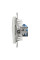 Комп'ютерна розетка RJ45, кат. 6, неекр. UTP, Білий, Sedna Design SDD111461