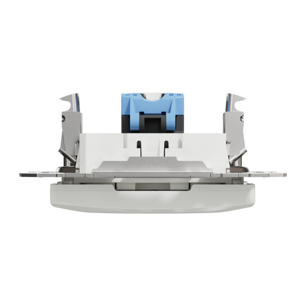 Комп'ютерна розетка RJ45, кат. 6, неекр. UTP, Білий, Sedna Design SDD111461