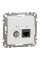 Комп'ютерна розетка RJ45+TV, кат. 6, неекр. UTP, Білий, Sedna Design SDD111469T