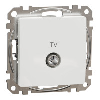 Розетка TV кінцева, 4дБ, Білий, Sedna Design SDD111471