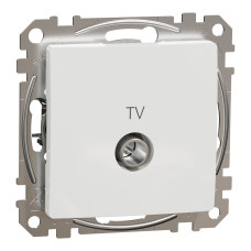 Розетка TV кінцева, 4дБ, Білий, Sedna Design SDD111471