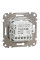 Світлорегулятор поворотний LED, 230В, 100Вт, Білий, Sedna Design SDD111502
