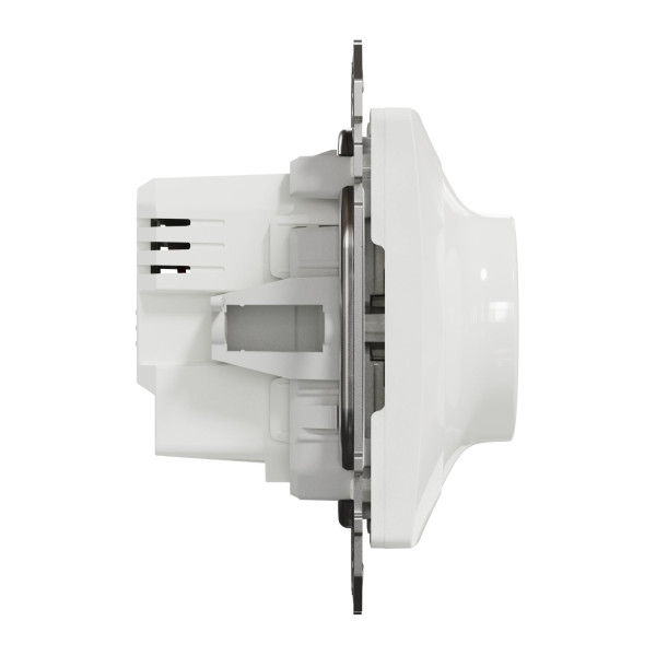 Світлорегулятор поворотний LED, 230В, 100Вт, Білий, Sedna Design SDD111502