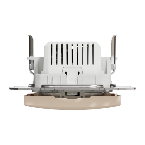 Розетка USB подвійна А+C, 2.4А, 230В, Бежевий, Sedna Design SDD112402
