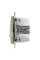 USB розетка A+C, 3 A, 45 Вт, Бежевий, Sedna Design SDD112404