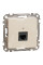 Комп'ютерна розетка RJ45, кат. 5e, неекр. UTP, Бежевий, Sedna Design SDD112451