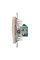 Комп'ютерна розетка RJ45, кат. 5e, неекр. UTP, Бежевий, Sedna Design SDD112451