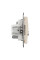 Комп'ютерна розетка RJ45+TV, кат. 6, неекр. UTP, Бежевий, Sedna Design SDD112469T