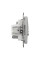 Комп'ютерна розетка RJ45+TV, кат. 6, неекр. UTP, Алюміній, Sedna Design SDD113469T