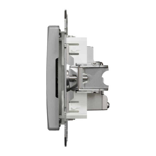 Розетка TV кінцева, 4дБ, Алюміній, Sedna Design SDD113471