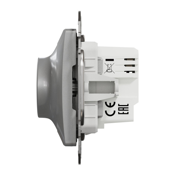 Світлорегулятор поворотний LED, 230В, 100Вт, Алюміній, Sedna Design SDD113502