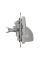 Розетка кабельна, 25А-250В, Алюміній, Sedna Design SDD113903