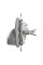 Розетка кабельна, 25А-250В, Алюміній, Sedna Design SDD113903