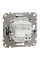 Розетка USB подвійна А+C, 2.4А, 230В, Чорний, Sedna Design SDD114402