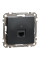 Комп'ютерна розетка RJ45, кат. 5e, неекр. UTP, Чорний, Sedna Design SDD114451