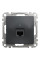 Комп'ютерна розетка RJ45, кат. 5e, неекр. UTP, Чорний, Sedna Design SDD114451