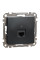 Комп'ютерна розетка RJ45, кат. 6, неекр. UTP, Чорний, Sedna Design SDD114461