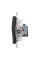 Комп'ютерна розетка RJ45, кат. 6, неекр. UTP, Чорний, Sedna Design SDD114461