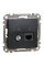 Комп'ютерна розетка RJ45+TV, кат. 6, неекр. UTP, Чорний, Sedna Design SDD114469T