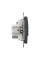 Комп'ютерна розетка RJ45+TV, кат. 6, неекр. UTP, Чорний, Sedna Design SDD114469T