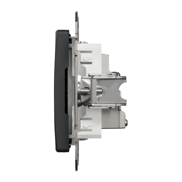 Розетка TV кінцева, 4дБ, Чорний, Sedna Design SDD114471
