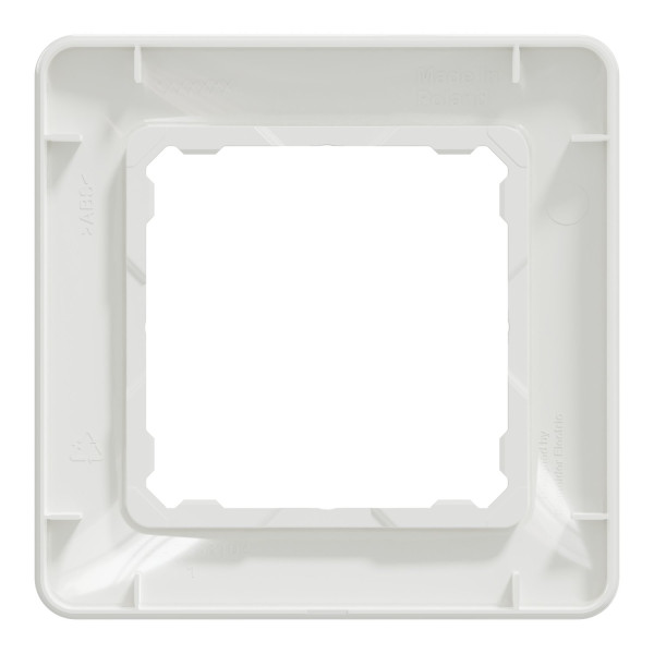 Рамка 1-постова, Білий, Sedna Design SDD311801