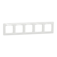 Рамка 5-постова, Білий, Sedna Design SDD311805
