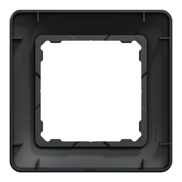 Рамка 1-постова, Чорний, Sedna Design SDD314801