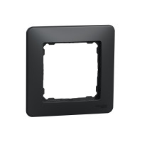 Рамка 1-постова, Чорний, Sedna Design SDD314801