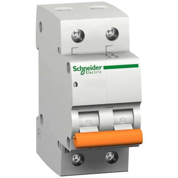 Автоматичний вимикач ВА63 1П+Н 6A C Schneider Electric 11211