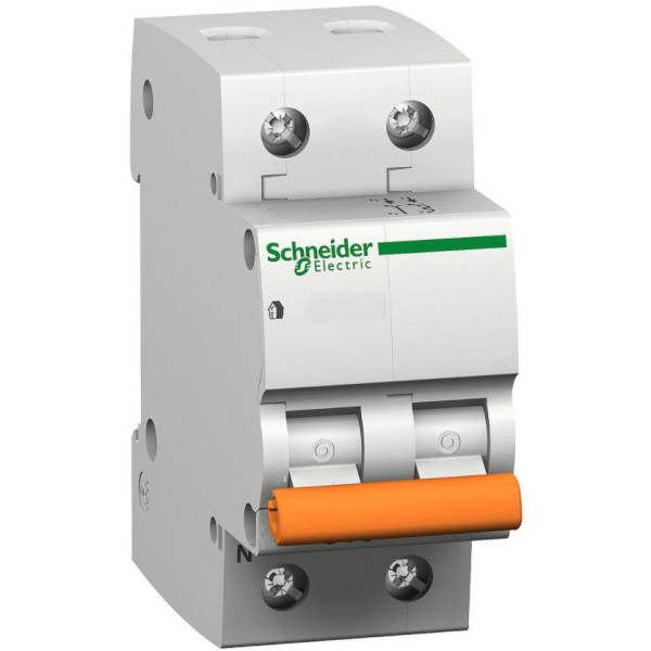 Автоматичний вимикач ВА63 1П+Н 10A C Schneider Electric 11212