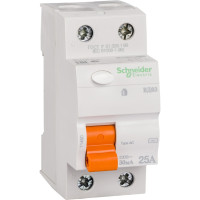 ПЗВ Диф. вимикач навантаження ВД63 2П 25A 30мA Schneider Electric 11450