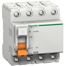 ПЗВ Диф. вимикач навантаження ВД63 4П 40A 100мA Schneider Electric 11464
