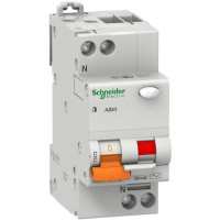 Диференційний автоматичний вимикач АД63 2П 25A З 30МА Schneider Electric 11474