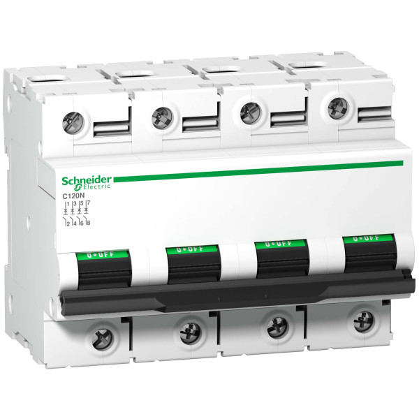 Автоматичний вимикач C120N 4P 63A D Schneider Electric A9N18390
