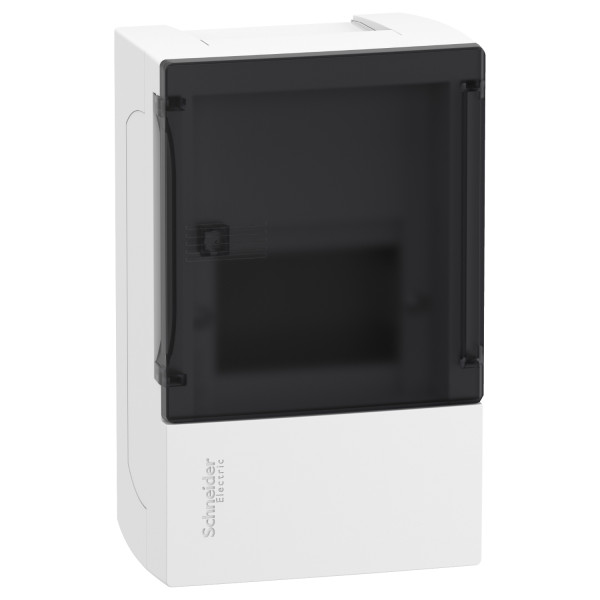 Щит MINI PRAGMA 1ряд/4 модуля, навісний, прозорі дверцята Schneider Electric MIP12104S