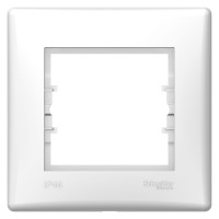 Рамка 1-постова, IP44, Біла, Sedna SDN5810521